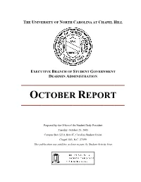 October Report