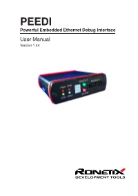 PEEDI Reva User's Manual