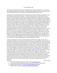 The Mutinies of 1781