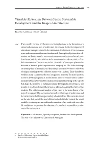 Visual Art Education: Between Spatial Sustainable Development and the Image of Architecture