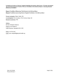 Date 10/15/2018 Page 1 of 12 Protocol Version-I