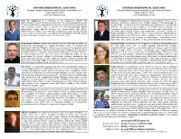 Speaker Biographical Sketches Speaker