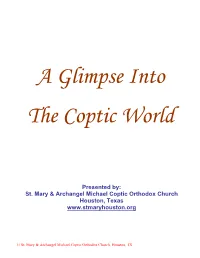 St. Mary & Archangel Michael Coptic Orthodox Church Houston, Texas
