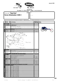 Invacare® Top End® Force Eliminator OSR I