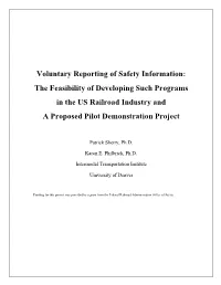 Report on Voluntary Reporting-5-30-03