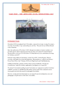 Artillery Club Newsletter 1 of 2017 ( V 03 Mar