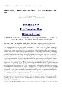 [C5hjq.Ebook] the Swordsman of Mars (The Argosy Library) Pdf Free