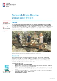 Gunnedah Urban Riverine Sustainability Project
