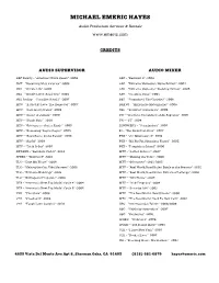 Michael Hayes Resume-2010