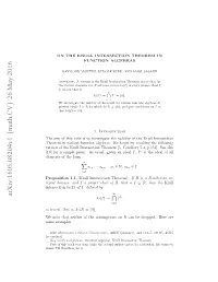 On the Krull Intersection Theorem in Function Algebras