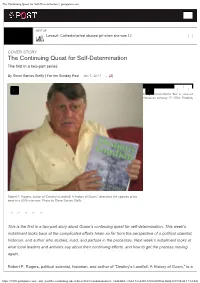 The Continuing Quest for Self-Determination | | Postguam.Com