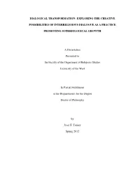 Dialogical Transformation: Exploring the Creative
