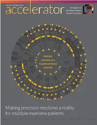 Making Precision Medicine a Reality for Multiple Myeloma Patients