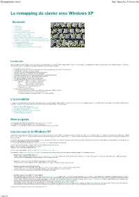 Remapping Du Clavier