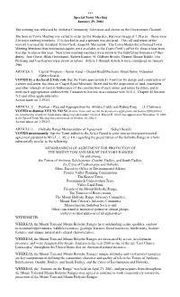 Section 1. Role of the Communities
