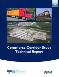 Commerce Corridor Study Technical Report