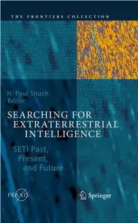 Searching for Extraterrestrial Intelligence