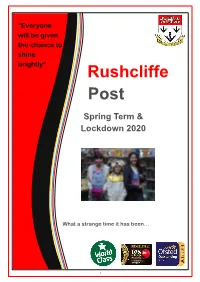 Spring 2020 and Lockdown