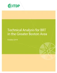 Technical Analysis for BRT in the Greater Boston Area