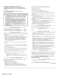 Bevacizumab) Injection, for Intravenous Use Persistent, Recurrent, Or Metastatic Cervical Cancer (2.6) Initial U.S