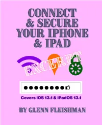 Connect and Secure Your Iphone and Ipad for Ios 13 and Ipados 13