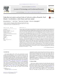 Hydrothermal System and Acid Lakes of Golovnin Caldera, Kunashir, Kuril Islands: Geochemistry, Solute Fluxes and Heat Output