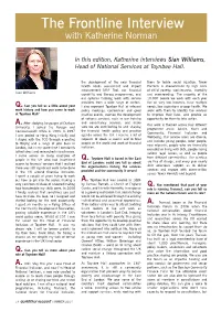 The Frontline Interview with Katherine Norman