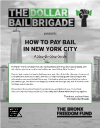 HOW to PAY BAIL in NEW YORK CITY a Step-By-Step Guide