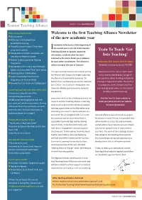 TTA Newsletter Autumn 2015