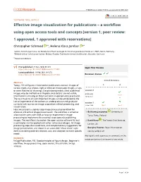A Workflow Using Open Access Tools and Concepts [Version 1; Peer Review: 1 Approved, 1 Approved with Reservations]