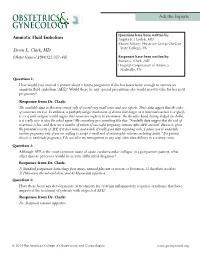Ask the Experts Amniotic Fluid Embolism Steven L. Clark, MD