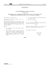 Council Implementing Decision 2013/219/CFSP