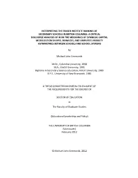 Interpreting the Fraser Institute Ranking of Secondary Schools in British Columbia