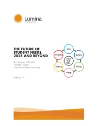 The Future of Student Needs