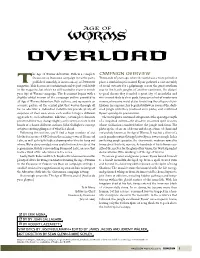 Age of Worms Overload by Erik Mona