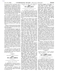 CONGRESSIONAL RECORD— Extensions Of