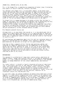 Jargon File, Version 4.0.0, 24 Jul 1996