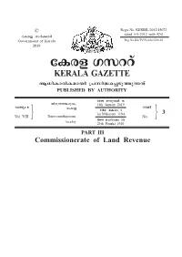 Kasaragod District Schedule