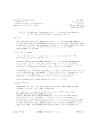 Network Working Group E. Abdo Internet-Draft M