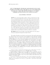 The Temporary Messianic Kingdom in Second Temple Judaism and the Delay of the Parousia: Psalm 110:1 and the Development of Early Christian Inaugurated Eschatology