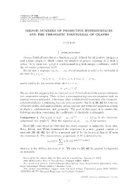 Milnor Numbers of Projective Hypersurfaces and the Chromatic Polynomial of Graphs