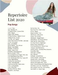 My Repertoire