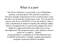 What Is a Port