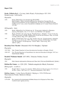 Report Title Raabe, Wilhelm Karl = Corvinus, Jakob (Pseud.)