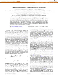 Metric-Signature Topological Transitions in Dispersive Metamaterials