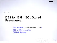 SQL Stored Procedures
