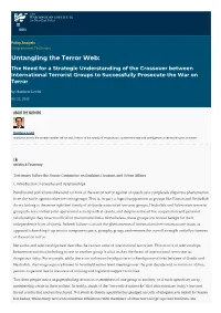 Untangling the Terror Web: the Need for a Strategic Understanding of The