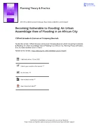 An Urban Assemblage View of Flooding in an African City