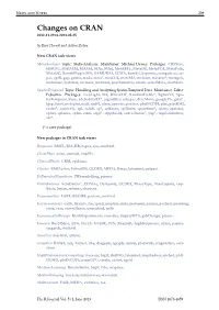 Changes on CRAN 2012-11-29 to 2013-05-25