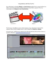 FCP to Motion